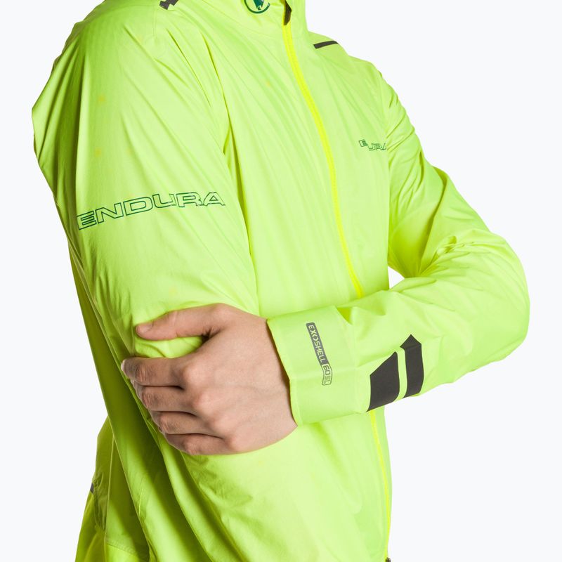 Geacă de ciclism pentru bărbați Endura Pro SL Waterproof hi-viz yellow 4