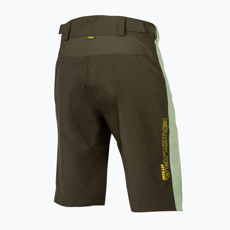 Endura MT500 Spray pantaloni scurți de ciclism pentru bărbați sticlă verde sticlă 2