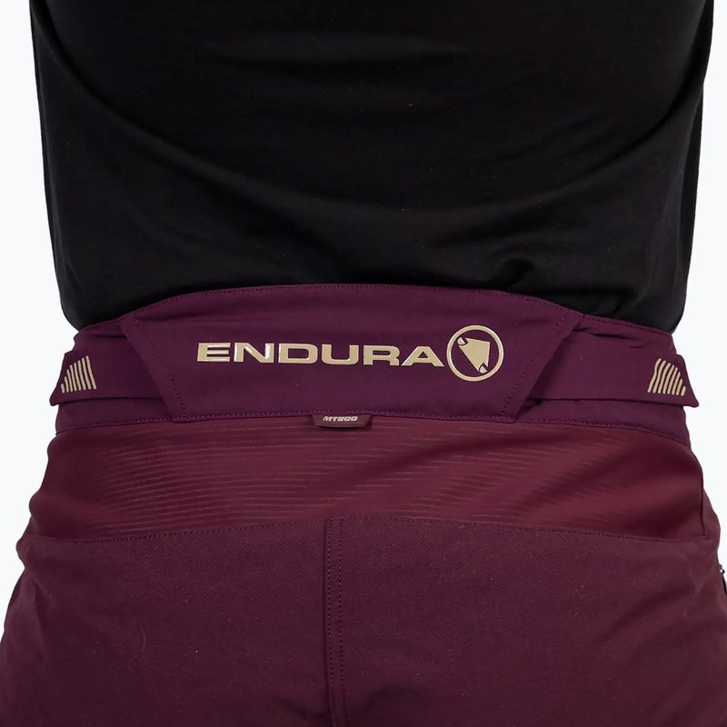 Pantaloni de ciclism pentru bărbați Endura MT500 Burner aubergine 8