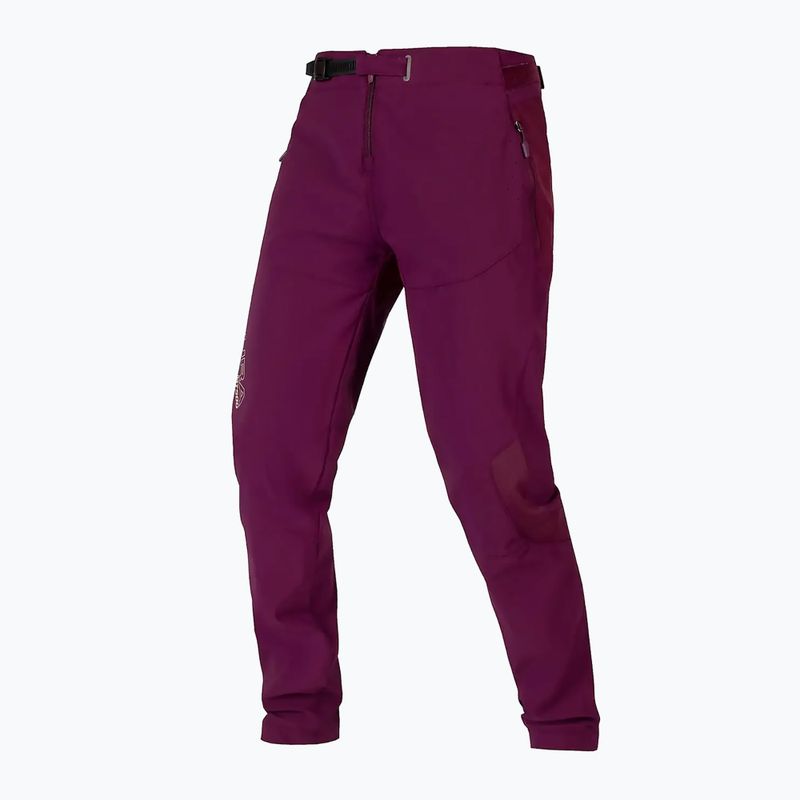 Pantaloni de ciclism pentru bărbați Endura MT500 Burner aubergine 9