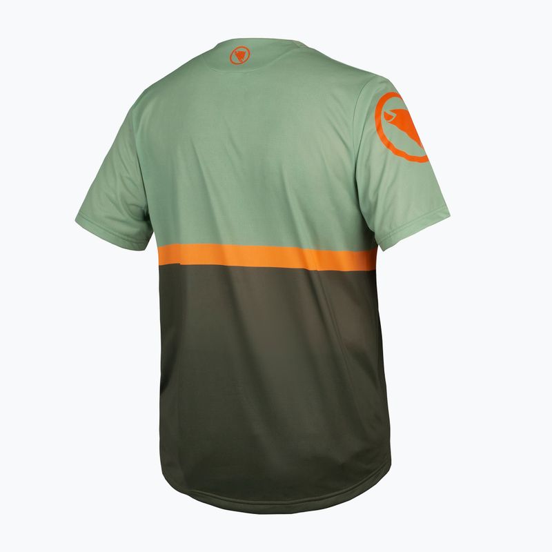 Tricou de ciclism Endura Singletrack II Core tangerine pentru bărbați 4