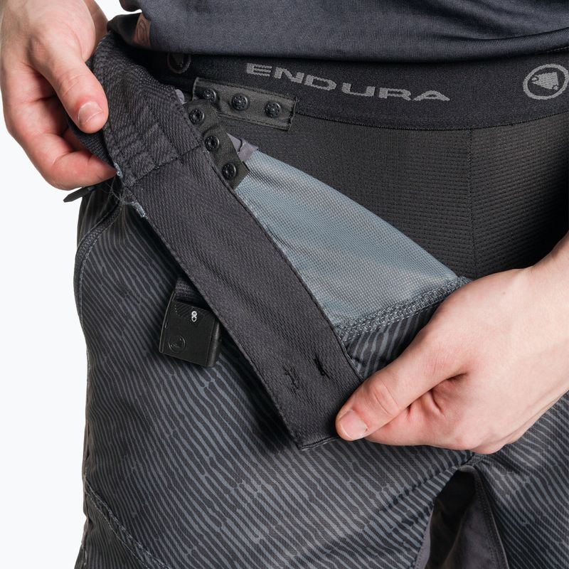 Pantaloni scurți de ciclism pentru bărbați Endura Hummvee Short anthracite 5