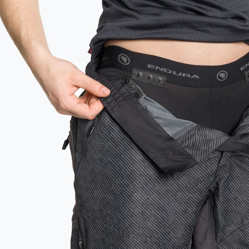 Pantaloni scurți de ciclism pentru bărbați Endura Hummvee 3/4 anthracite 6