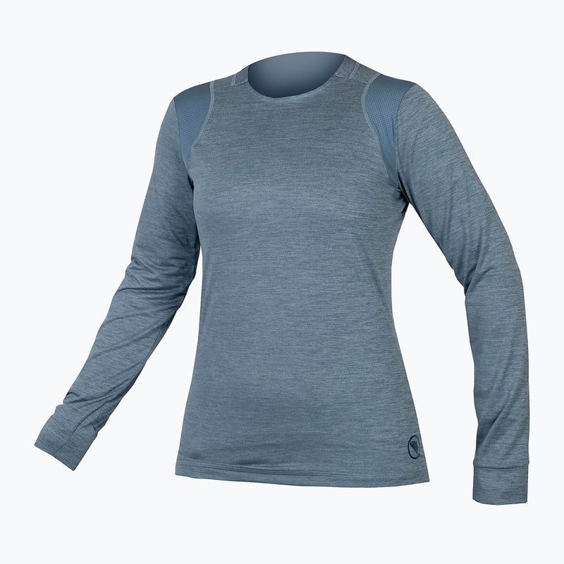 Longsleeve de ciclism pentru femei Endura Singletrack blue steel 10