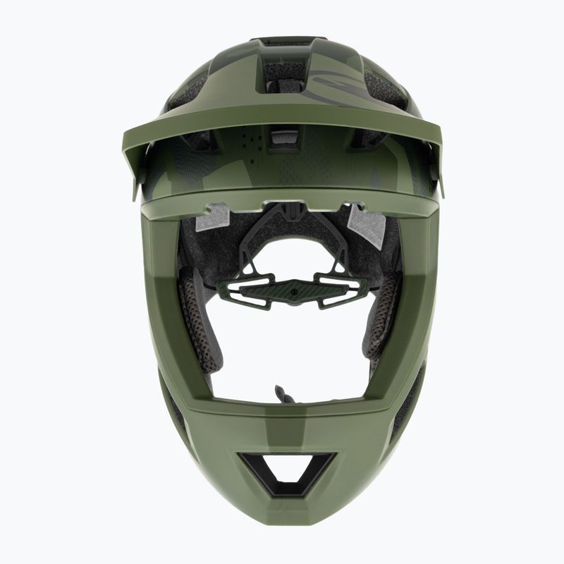 Cască de ciclism pentru copii Endura Singletrack Full Face Youth olive green 2