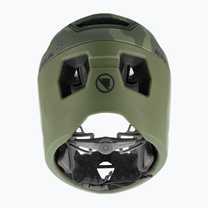 Cască de ciclism pentru copii Endura Singletrack Full Face Youth olive green 3