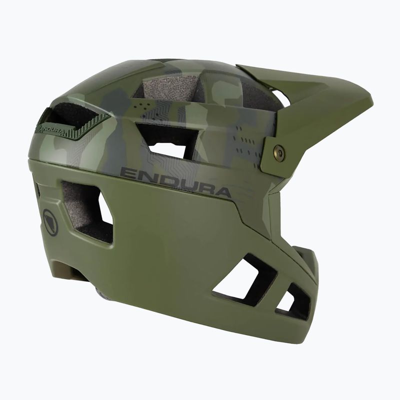 Cască de ciclism pentru copii Endura Singletrack Full Face Youth olive green 7