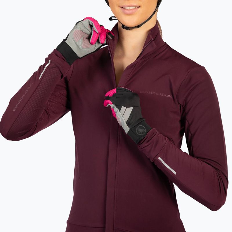 Longsleeve de ciclism pentru femei Endura Xtract Roubaix aubergine 5