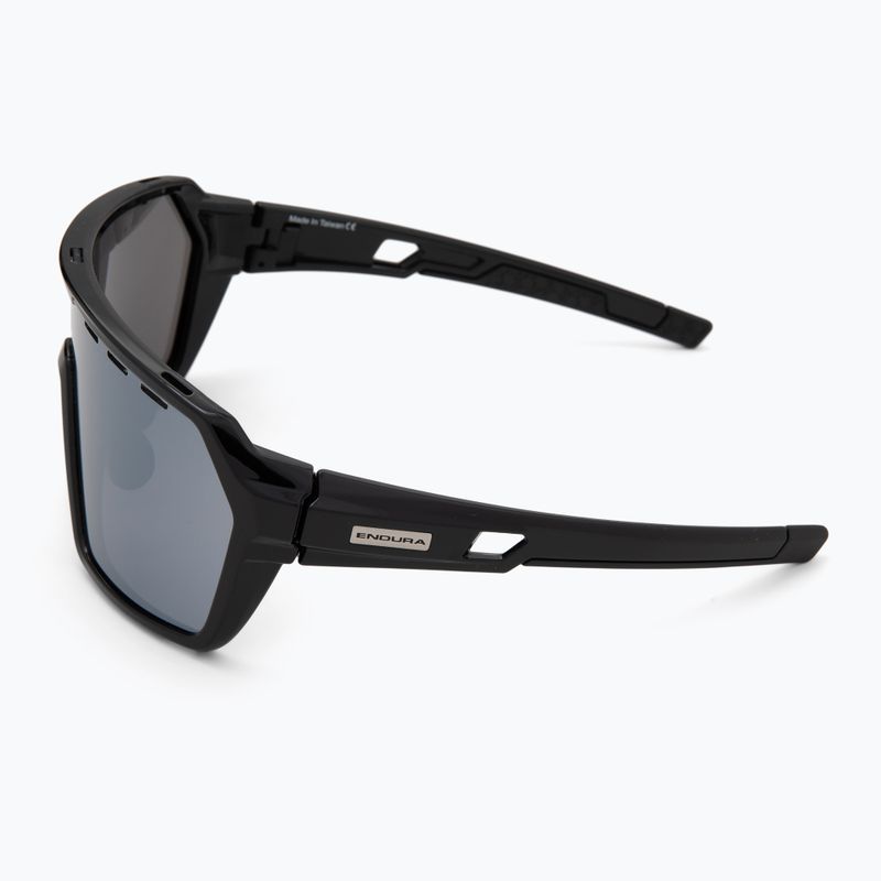 Ochelari de soare Endura Singletrack black/platinum revo smoke/clear silver flash mirror 5