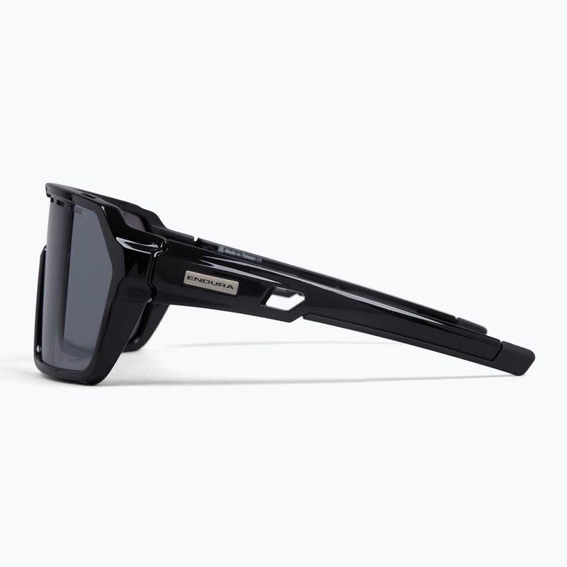 Ochelari de soare Endura Singletrack black/platinum revo smoke/clear silver flash mirror 3