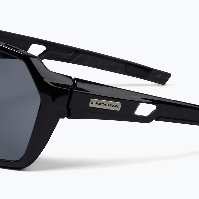 Ochelari de soare Endura Singletrack black/platinum revo smoke/clear silver flash mirror 4