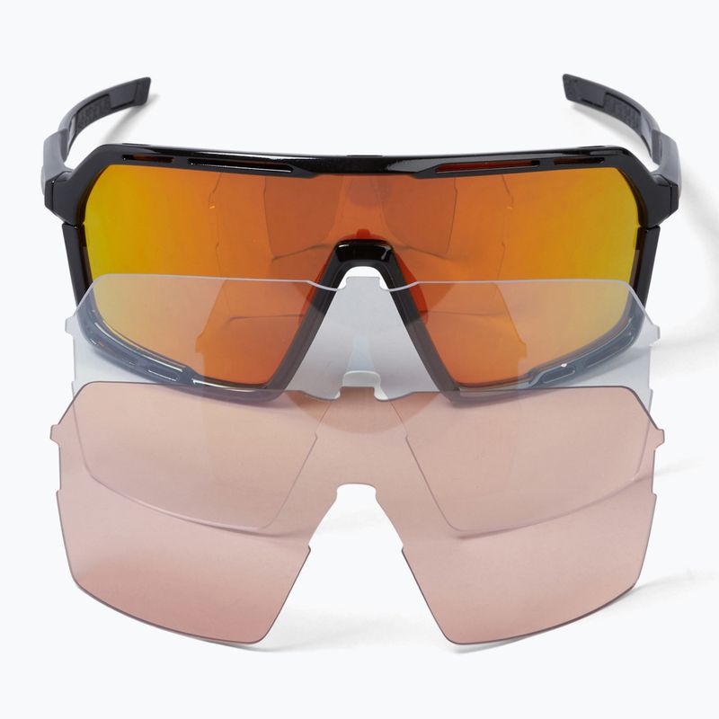 Ochelari de soare Endura Pro SL black/sunset revo brown/clear silver flash mirror/amber 5