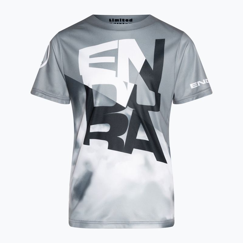 Endura Singletrack Core dreich gri pentru copii tricou de ciclism pentru copii