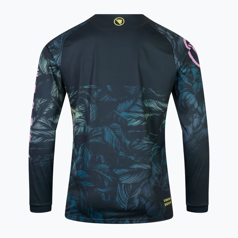 Longsleeve de ciclism pentru bărbați Endura Tropical Print Ltd grey 8