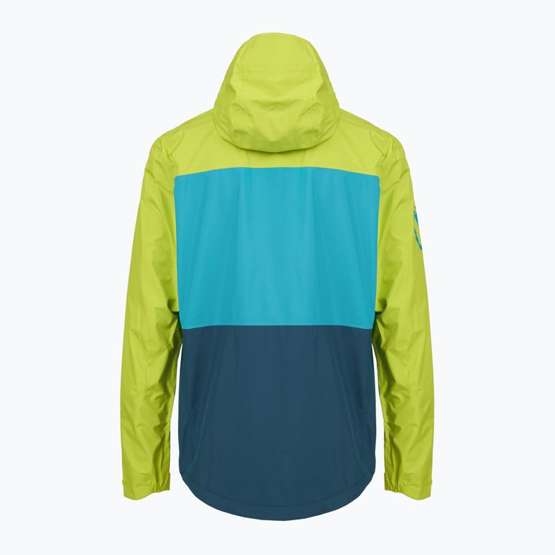Geacă de ciclism pentru bărbați Endura Singletrack II Waterproof lime green 2