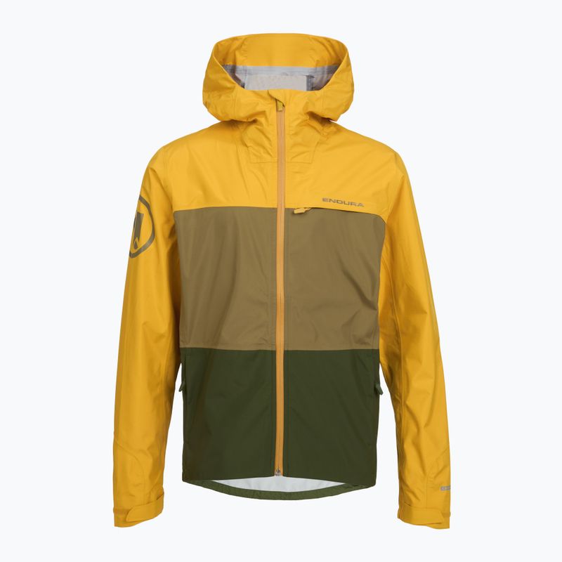 Geacă de ciclism pentru bărbați Endura Singletrack II Waterproof mustard