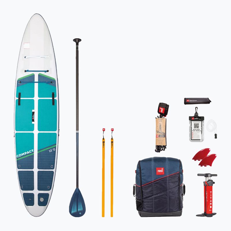 Placă SUP Red Paddle Co Compact Voyager 12" niebieska