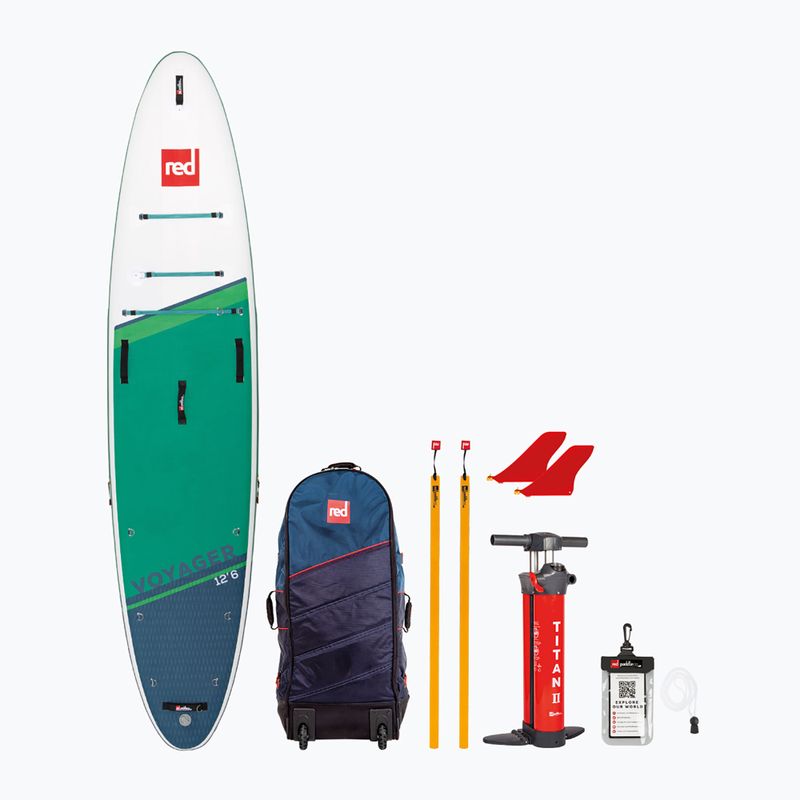 Placă SUP Red Paddle Co Voyager 2024 12'6" verde