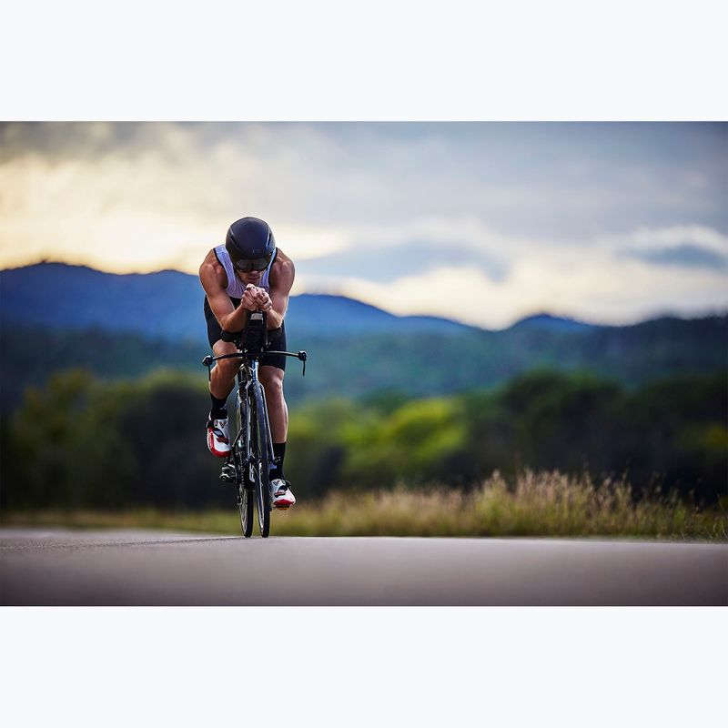 Combinezon de triathlon pentru bărbați ZONE3 Lava Long Distance Trisuit black/white/red 3