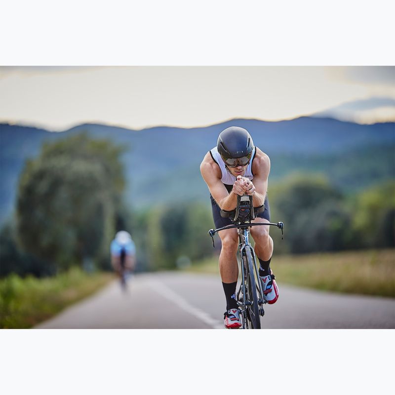 Combinezon de triathlon pentru bărbați ZONE3 Lava Long Distance Trisuit black/white/red 7