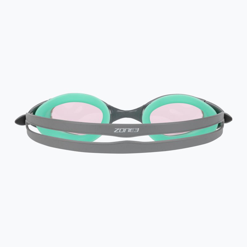 Ochelari de înot  ZONE3 Attack pink/grey/green 5