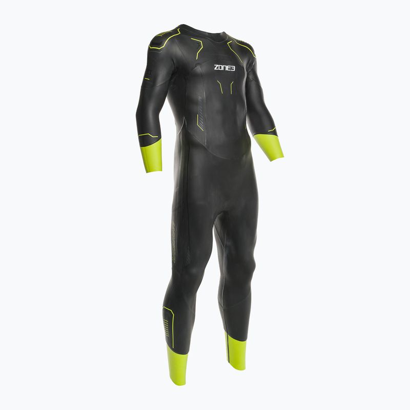 Costum de neopren pentru bărbați Zone3 Vision triatlon negru WS21MVIS101