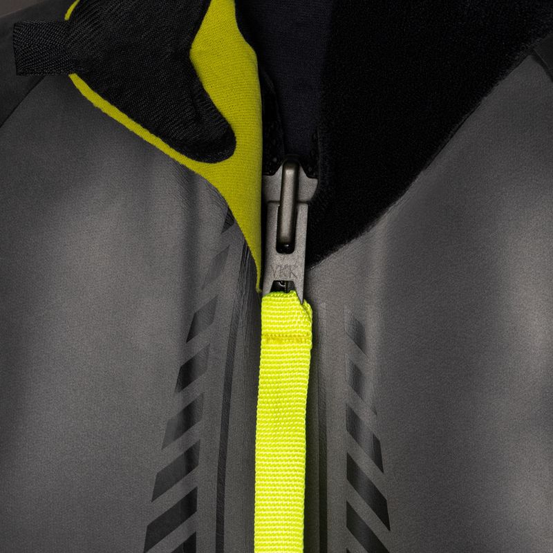 Costum de triathlon pentru bărbați ZONE3 Sleeveless Vision black/lime/gun metal 5