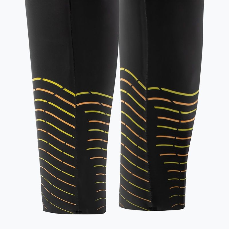 Costum de înot pentru bărbați ZONE3 Thermal Aspect Breaststroke black/orange/yellow 5