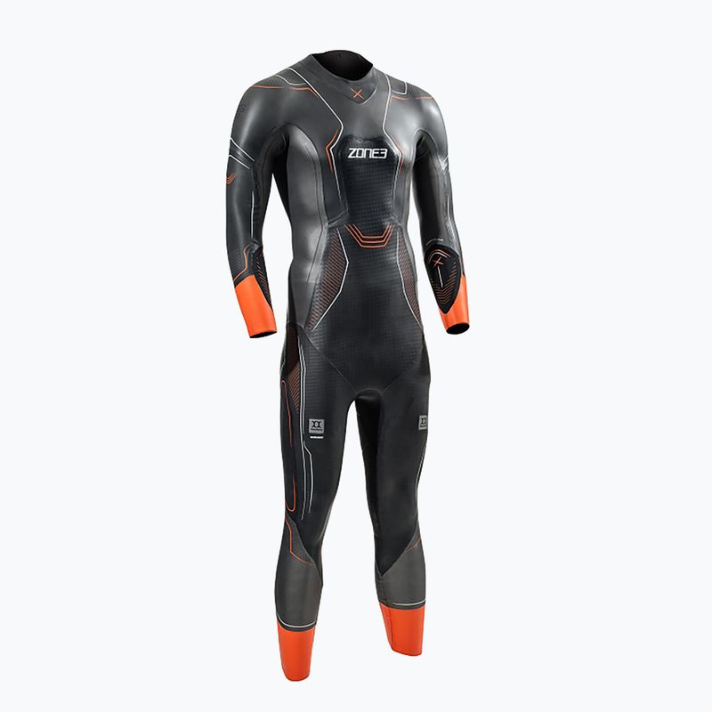 Costum de triatlon Zone3 Vanquish-X pentru bărbați negru WS22MVAN101