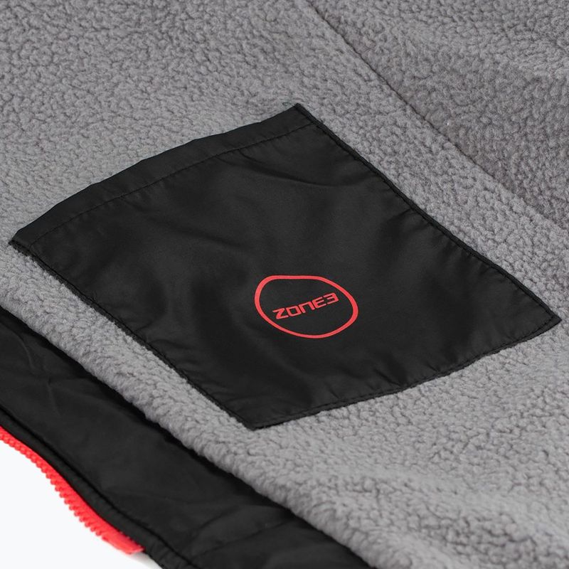 Pentru copii ZONE3 Polar Fleece Parka Changing Robe Jr negru 7