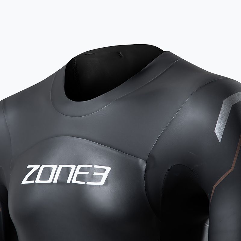 Costum de triatlon pentru bărbați ZONE3 Thermal Agile 3 mm black/gold 3