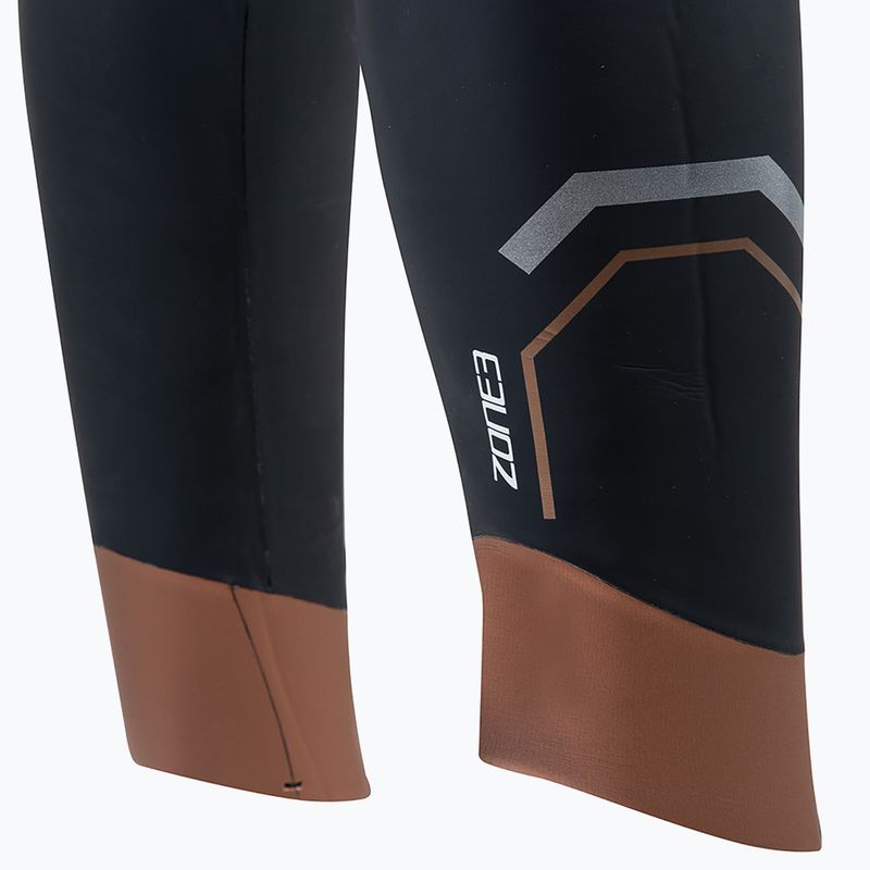 Costum de triatlon pentru bărbați ZONE3 Thermal Agile 3 mm black/gold 5