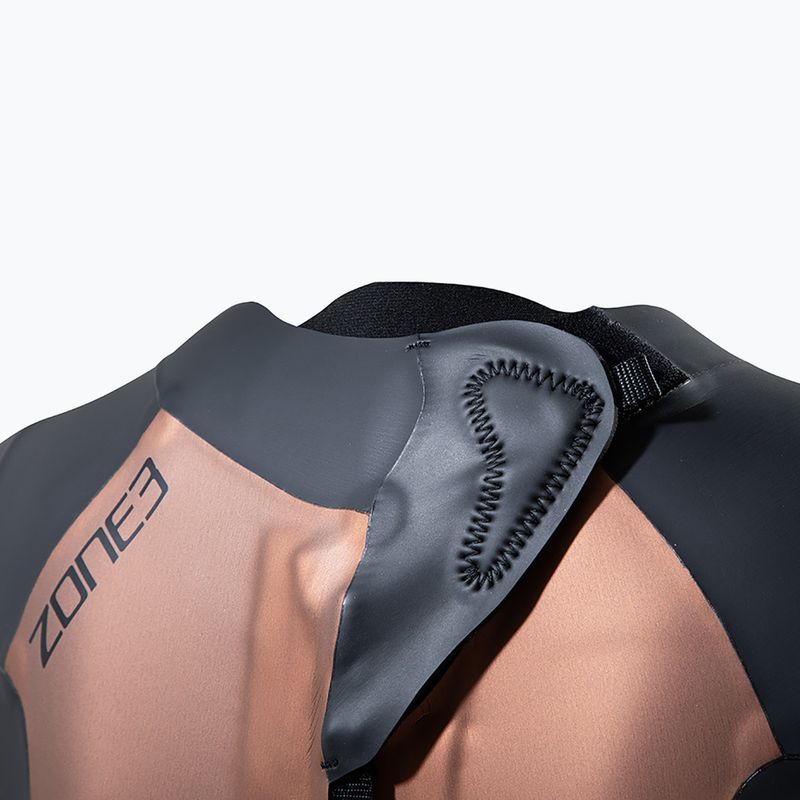 Costum de triatlon pentru femei ZONE3 Thermal Agile 3 mm black/gold 4