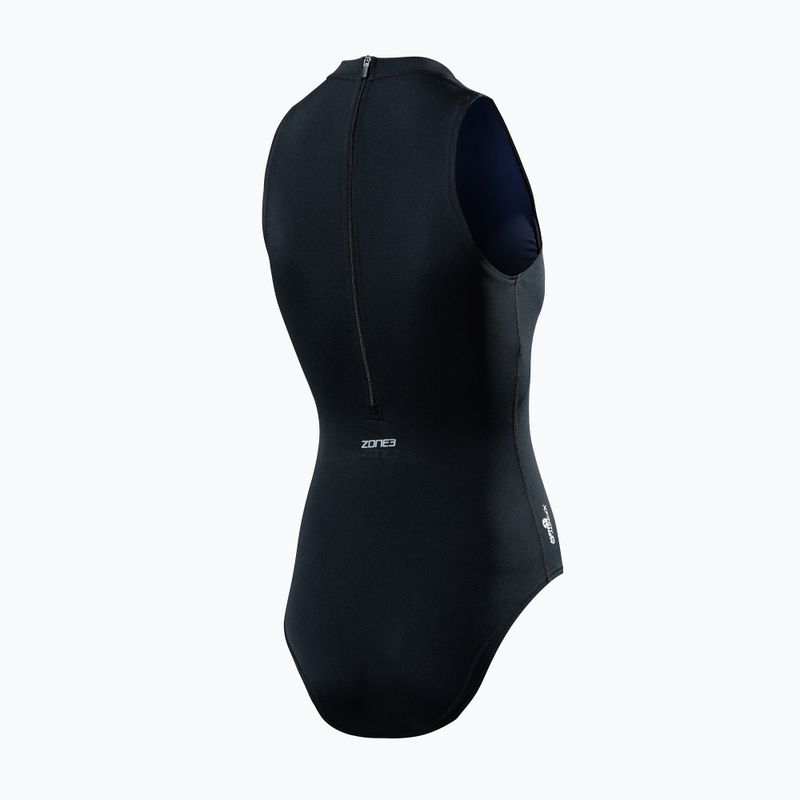 Costum de înot dintr-o bucată pentru femei ZONE3 OWS Renew High Neck black