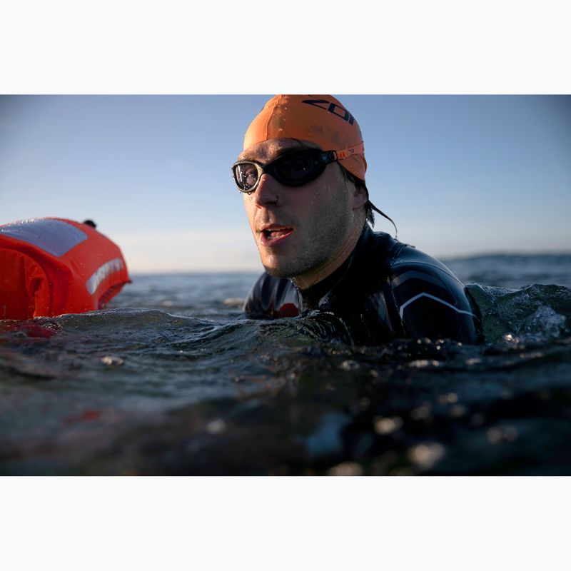 Ochelari de înot ZONE3 Venator-X negru/neon portocaliu 3