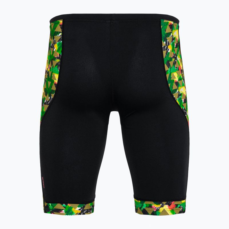 Costum de baie pentru bărbați ZONE3 High Jazz 3.0 Jammer khaki 2