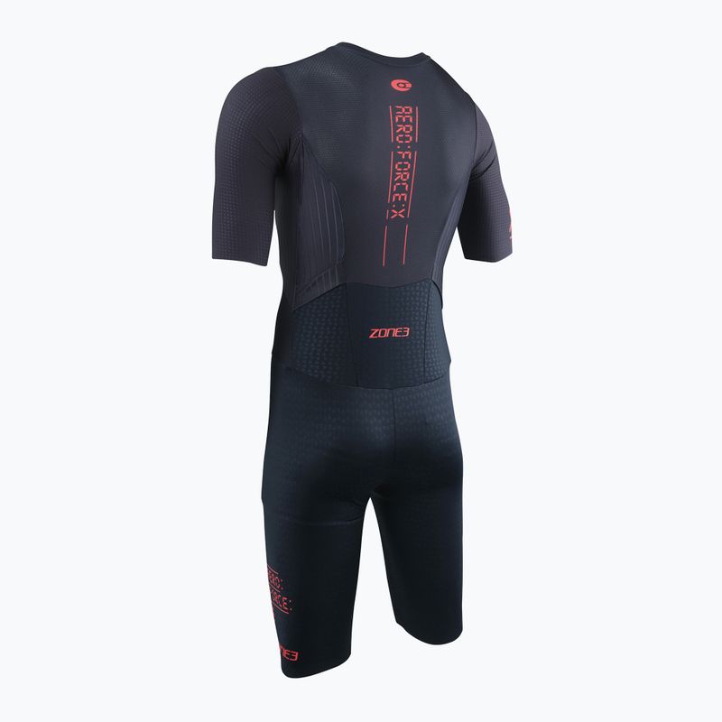 Combinezon de triatlon pentru bărbați ZONE3 Aeroforce X II Trisuit black 2