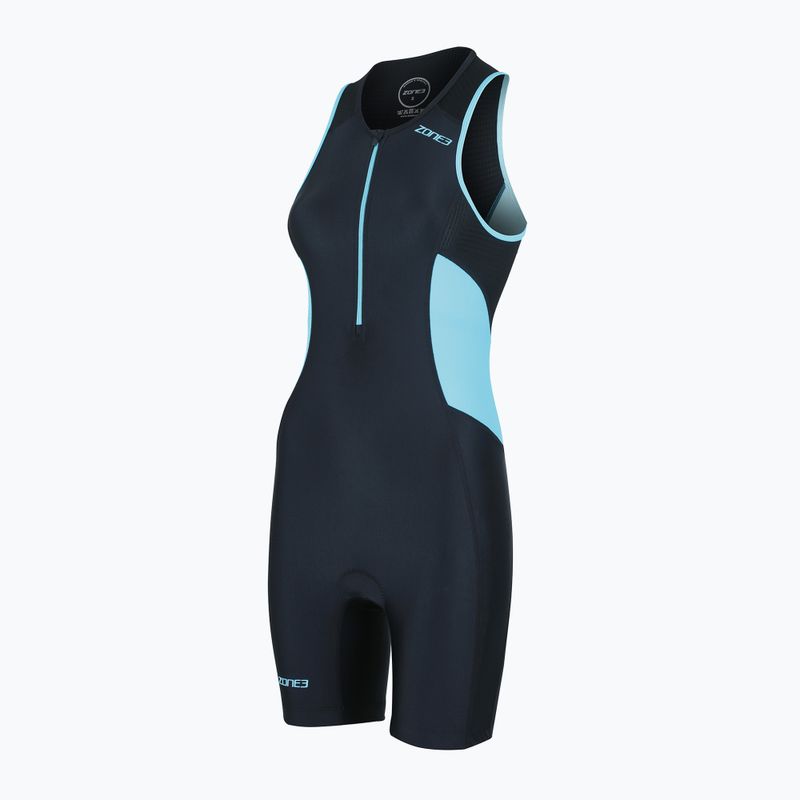 Combinezon de triatlon pentru femei ZONE3 Activate Trisuit black/turquoise