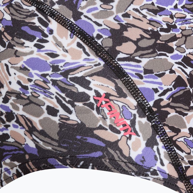 Costum de baie dintr-o singură piesă pentru femei ZONE3 Pacific Koa Strap Back negru/verde 3