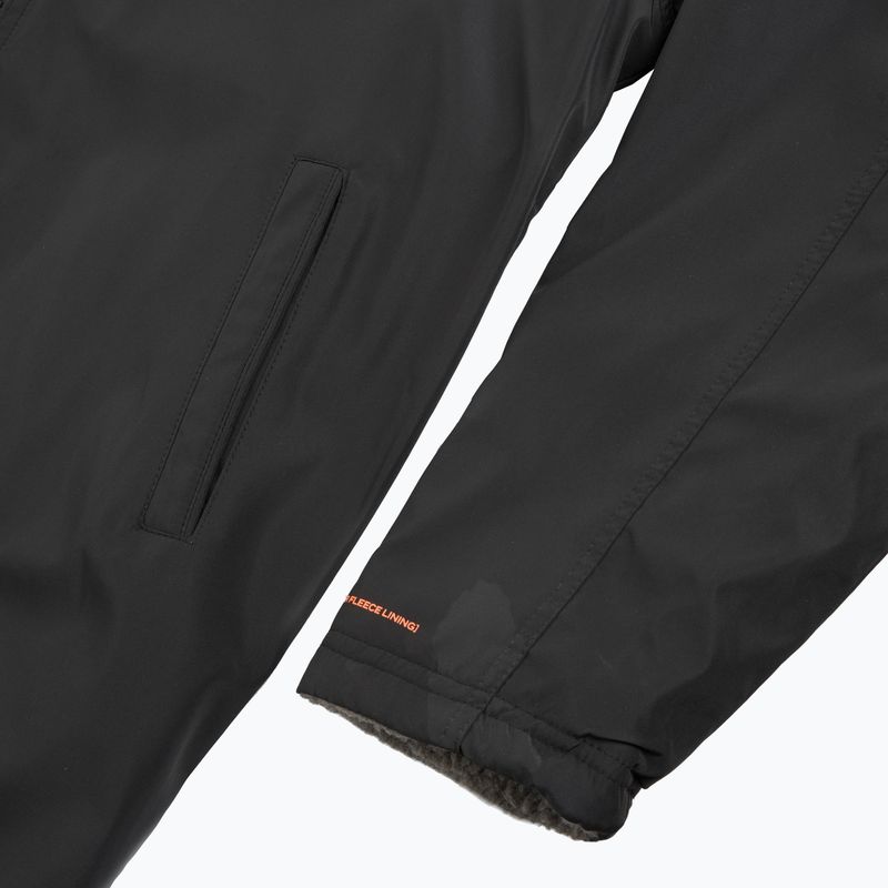 Palton ZONE3 Recycled Robe Parka black/grey/orange 4