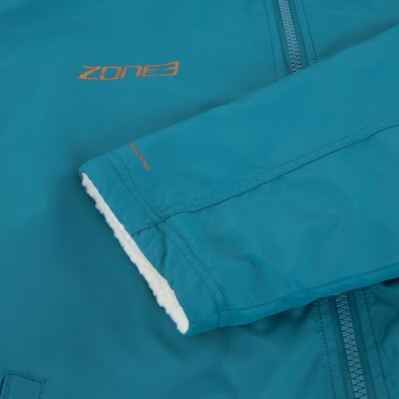 Palton ZONE3 Recycled Thermo-tech Robe Parka teal/copper 3