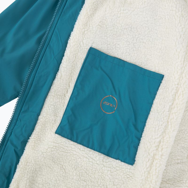 Palton ZONE3 Recycled Thermo-tech Robe Parka teal/copper 5