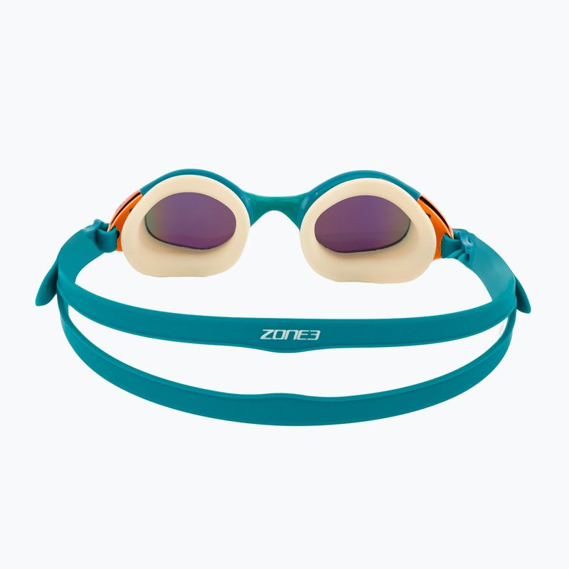 Ochelari de înot ZONE3 Attack teal/cream/cooper