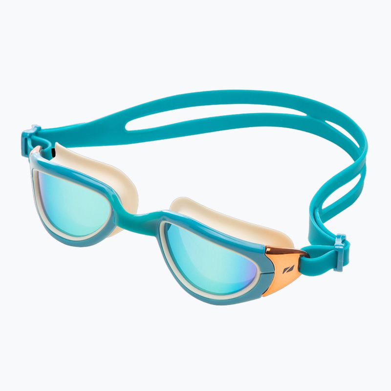 Ochelari de înot ZONE3 Attack teal/cream/cooper