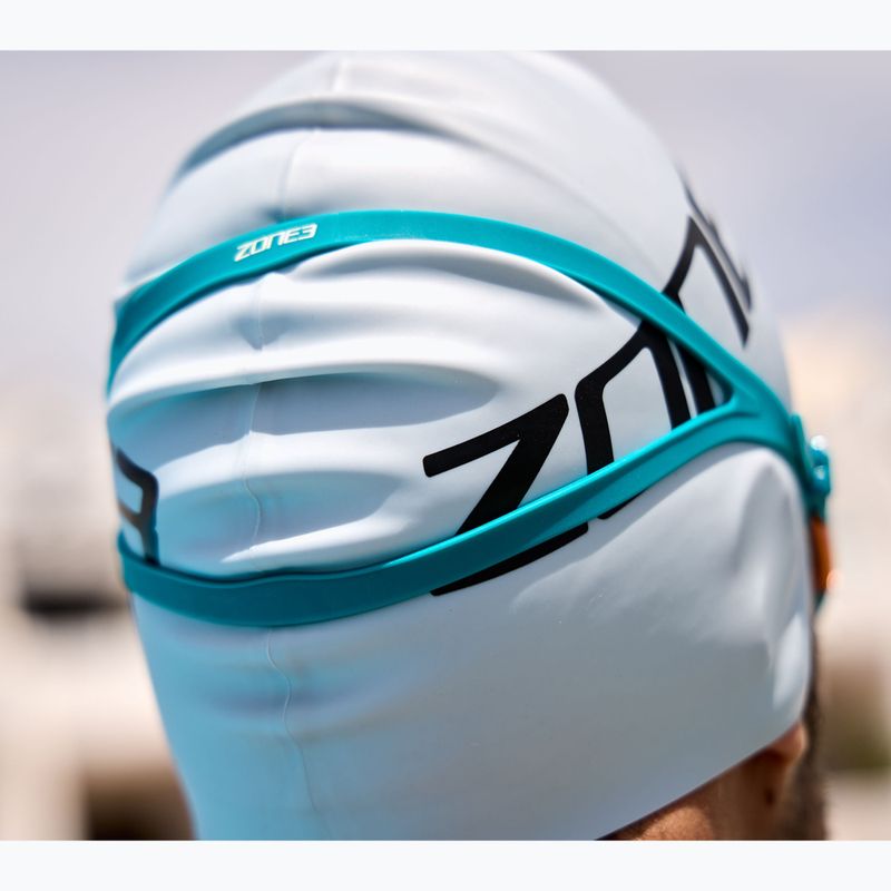 Ochelari de înot ZONE3 Attack teal/cream/cooper