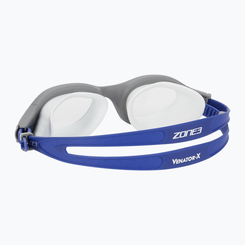 Ochelari de înot ZONE3 Venator-X Swim grey/royal blue/clear