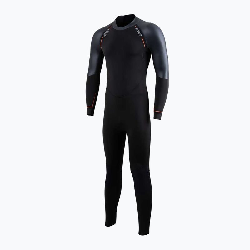 Costum de înot pentru bărbați ZONE3 Yulex® Switch black/orange