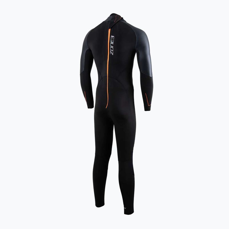 Costum de înot pentru bărbați ZONE3 Yulex® Switch black/orange 2
