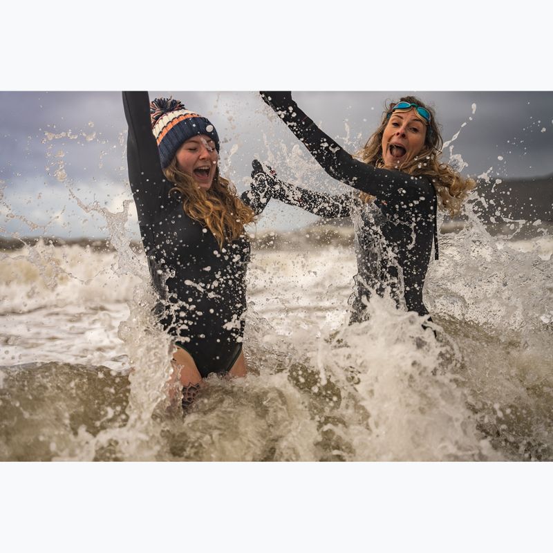 Costum de baie dintr-o singură piesă pentru femei ZONE3 Yulex negru/gri 3