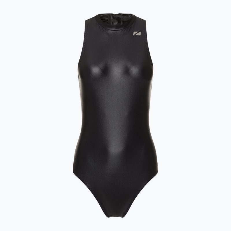 Costum de baie dintr-o singură piesă pentru femei ZONE3 OWS Ti+ Thermal High Neck negru